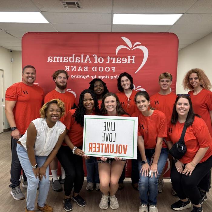 Student Groups Live Out College Motto by Volunteering with Heart of Alabama Food Bank